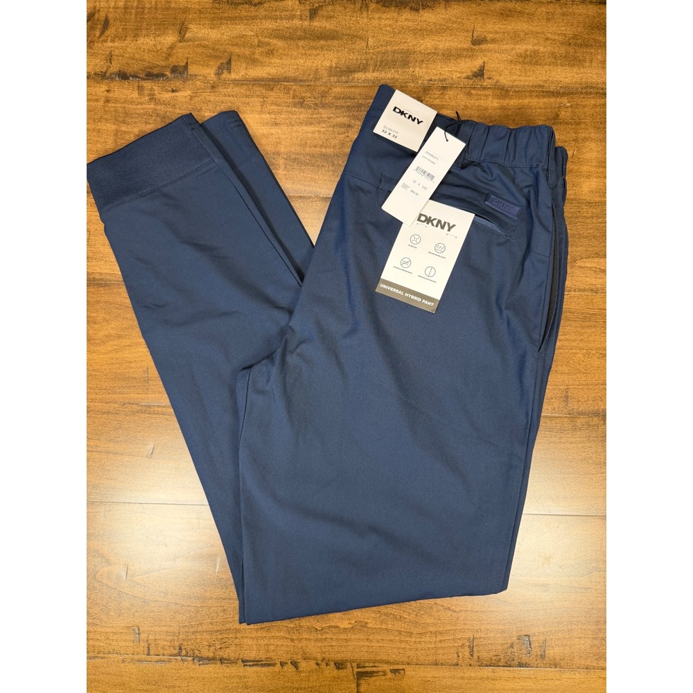 DKNY Mens Universal Hybrid Pant Navy Voyager Slim Fit Jogger 32x32 NWT